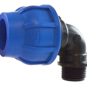 PE Winkel 90° mit Außengewinde, DVGW - Connecto™ + Ultra 20mm 3/4"(26,4mm)