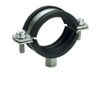 Schwerlast Rohrschelle m. EPDM Einlage M8+M10 RI 40
