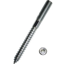 Stockschraube m. I-Stern 8x80 mm galv. verzinkt