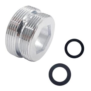 Perlator Doppelnippel M22XN24 AG metall