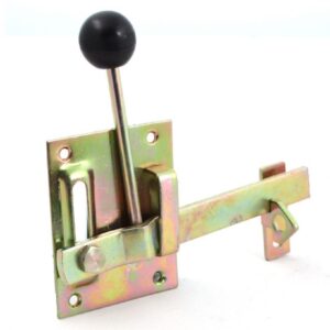 GARTENTORFALL MIT KNOPF, VERZINKT, 100X80 MM