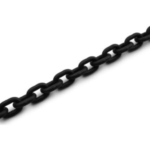 Absperrkette Schwarz Ø8 mm Kunststoff