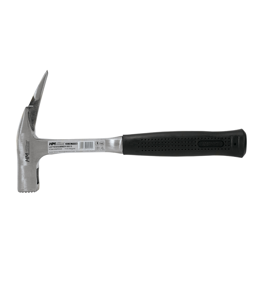 Ganzstahl-Latthammer 600G m. Magnet