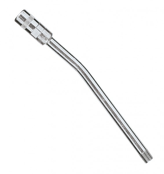 Düsenrohr R1/8" mit Hydraulik-Greifmundstück gebogene Ausführung