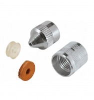 Mundstücke für Panzerschläuche und Düsenrohre mit R 1/8“-Gewinde Form spitz