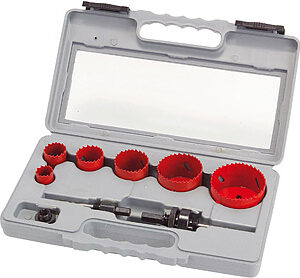 HSS-BI-Metall (M3) Lochsägen-Set, 9-tlg.