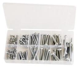 Gewindeschrauben-Sortiment, 125-tlg.