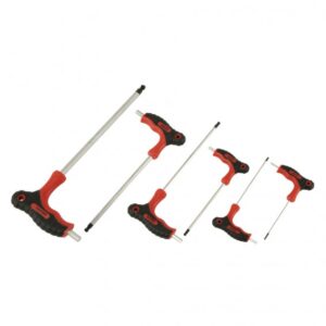 Kugelkopf-Sechskant-T-Griff-Schraubendrehersatz, 6-tlg.