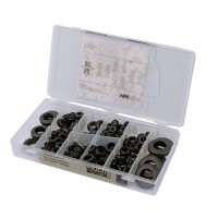 HM Müllner Druchgangstüllen 180-tlg. Schutztüllen BOX-DT180 Kunststofftülle Tüll