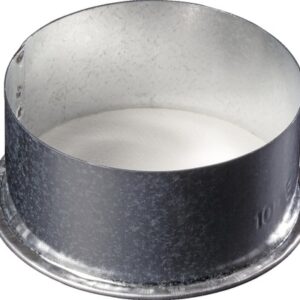 Ofenrohr Wandkapsel Ø 100 mm feueraluminiert