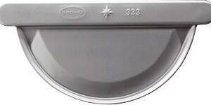 Rinnenboden halbrund Titanzink 25er lichte Weite 105 mm