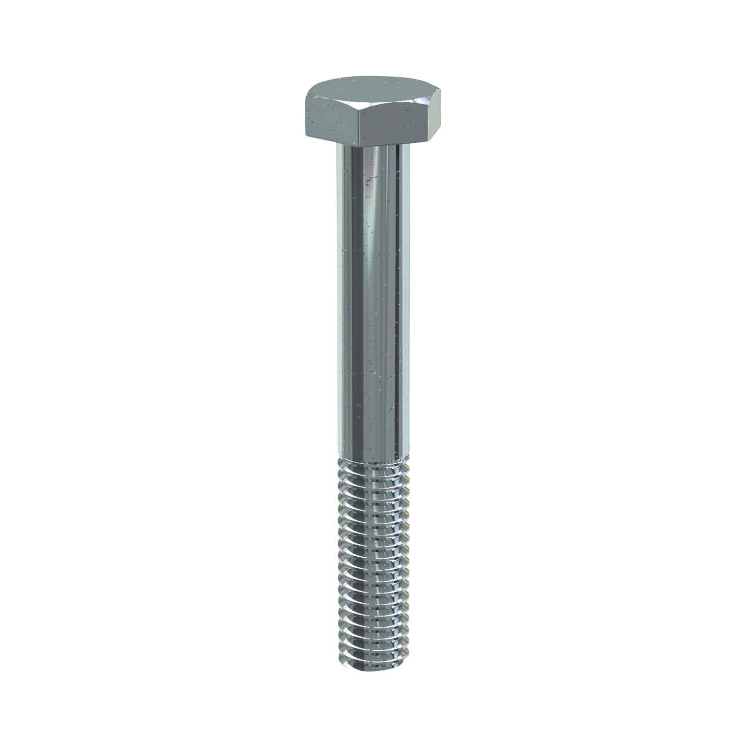 Sechskantkopf, M 6 x 40 mm, Teilgewinde, SW 10, Edelstahl A2, gebeizt, passiviert a.1 Stk.