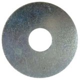 Bauscheibe, Form R DIN 440 , 11,0 x 34 x 3 mm, Stahl, verzinkt, blau passiviert, 50 Stk.