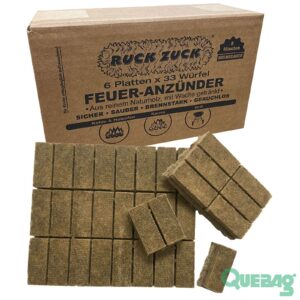 198x RUCK ZUCK Feuer-Anzünder