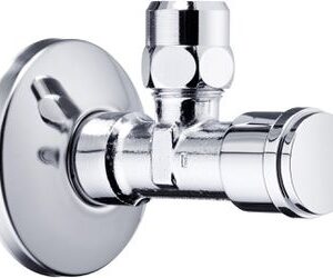 Eckventil 1/2, selbstdich., verchromt, Rundgriff