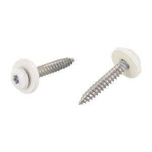 Kopflackierte Fensterbankschraube 3.9X25 Torx 15 Edelstahl A2 / RAL9016