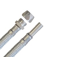 Neoperl Panzerschlauch NEOFLEX QuetschverschraubungxRohrstutzen, 3/8"/10x10 mm ,500 mm