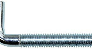 M4X40MM Schraubhaken gerade mit metrischem Gewinde, Stahl verzinkt, blau passiviert (A2K)