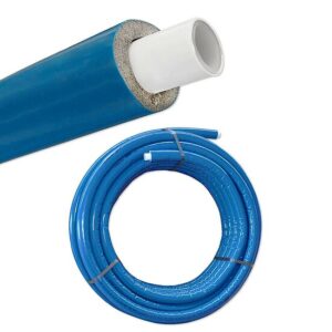 25m Pipetec Aluminium-Mehrschichtverbundrohr 32x3, 6 mm Iso , DVGW Blau