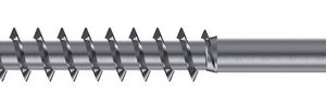 Q200 plus Spanplattenschraube, Flachsenkkopf, 4,5 x 60 mm, Teilgewinde (L1), TX 20, Edelstahl A2, ge