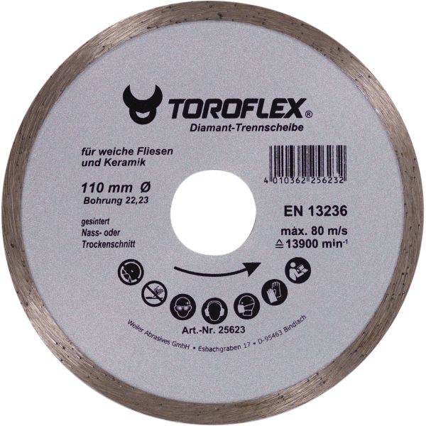 Fliesen-Diamanttrennscheibe DIY 110 mm