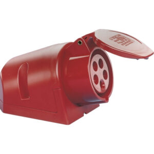 SIROX® CEE-Wanddose IP 44, 5-polig, 400 V, 6 h 32 A