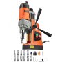 Magnetisch Drill, 1450 W 40 mm Bohrdurchmesser, 12500 N 800 RPM Portable Profi Kernbohrmaschine, mit