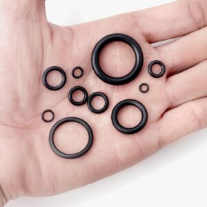 27X3 Gummi-O-Ringe Universal-Nitril-NBR-Unterlegscheiben für Automobil-Wasserhahn, Druckleitungen,Lu