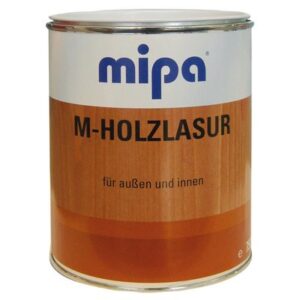 Mipa M-Holzlasur Eiche Imprägnierlasur mit UV-Schutz, 2,5 ltr.für außen u.innen