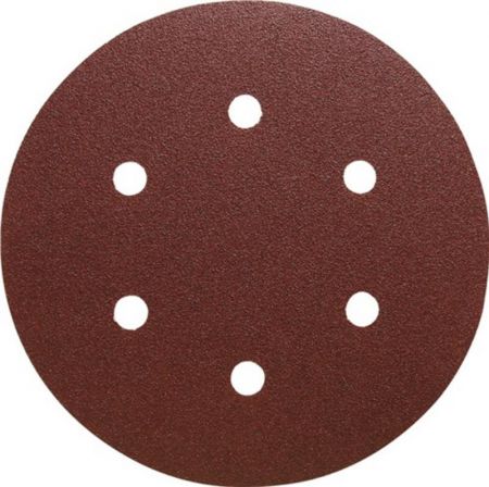 150 Korn 240 PS 22 K 1 Stk Schleifpapier, kletthaftend für Holz, Metall Universal 6 Absauglöcher