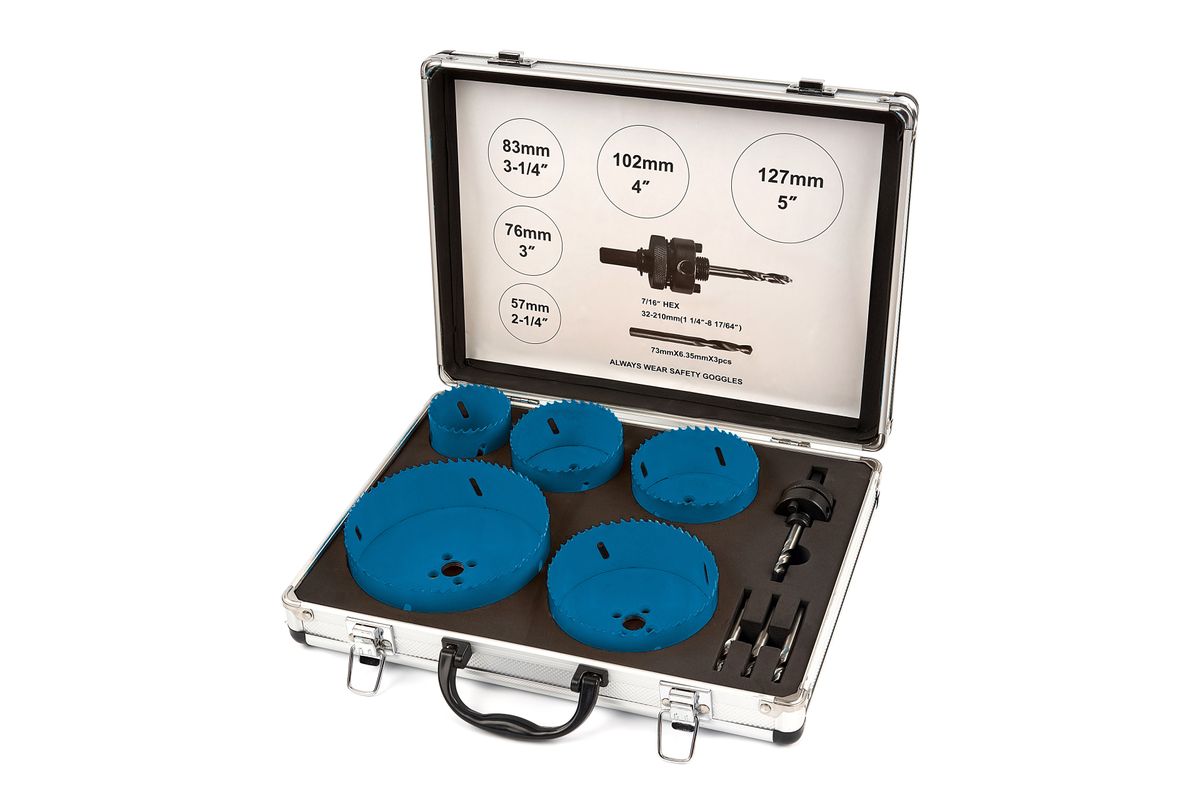 HBM 9-teiliges Bi-Metall-Lochsäge-Set Große Größen – Bild 2
