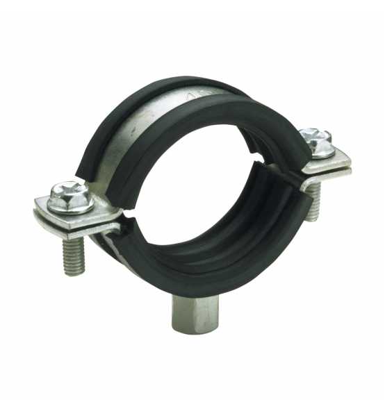 Schwerlast Rohrschelle m. EPDM Einlage M8+M10 RI 35