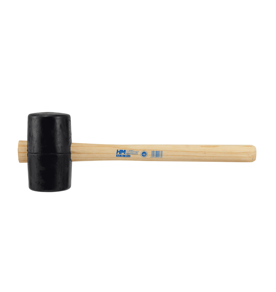 Gummihammer 64mm schwarzer Kopf