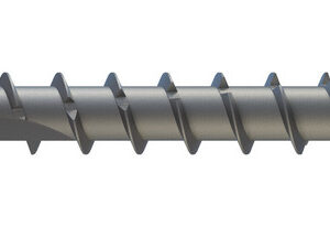 Pfostenschraube , Tellerkopf, 10,0 x 40 mm, Vollgewinde, TX 40, Stahl, RUSPERT®, silber, 1 Stk.